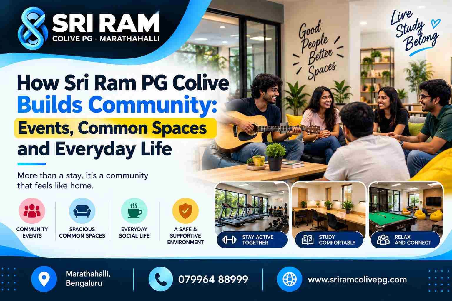 best colive pg in bangalore